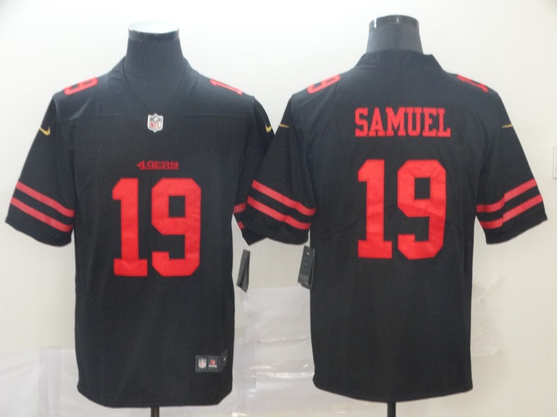 Men's San Francisco 49ers Deebo Samuel #19 Black Jersey